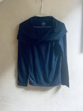 Maglia Zara uomo nera taglia S – collo ampio drappeggiato