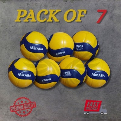 Mikasa V200W Volley Ball | FIVB Approved 2019 Match Ball | SIZE 5 | PACK OF 7