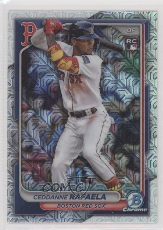 2024 Bowman Chrome Mega Box Mojo Refractor Ceddanne Rafaela #5 3pb