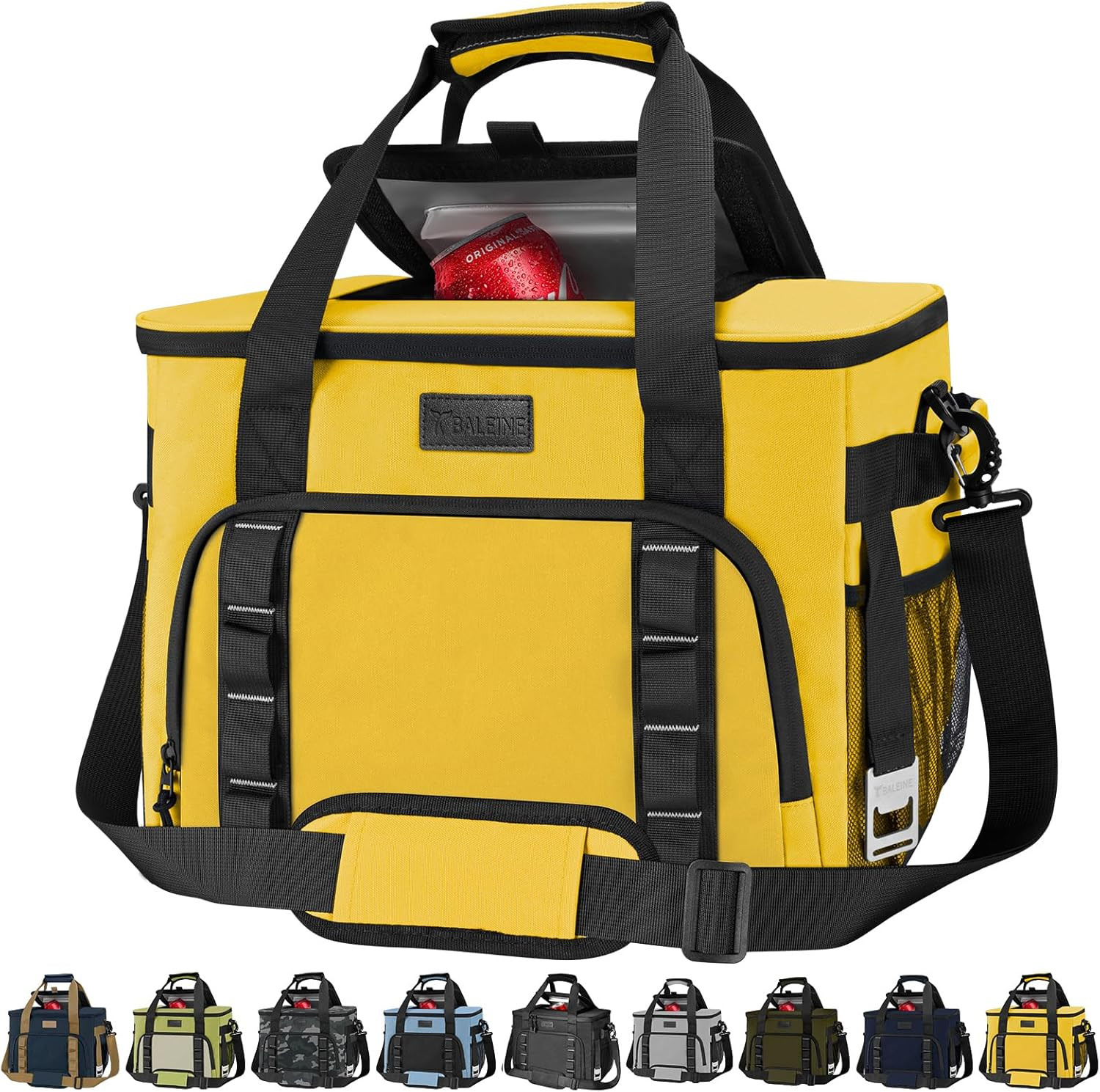 Leakproof Insulated Large Capacity 40&ndash;60 Can Collapsible Tote