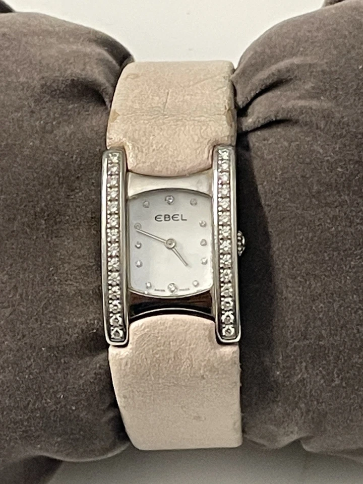 Ebel Beluga Diamonds Bezel E9057A28-10 Swiss Quartz Ladies Watch - Image 4 of 4