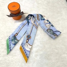 HERMES Twilly Scarf F112703 From Japan