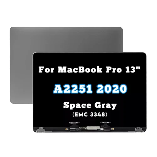 NEW For MacBook Pro 13.3" A2251 Screen Display Assembly EMC 3214 3358 3301 Gray