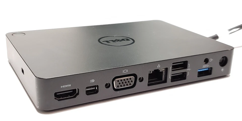 DELL DOCK Docking Station WD15 K17A HDMI USB C  180W PSU - image 3 of 4