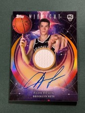 Limited edition of 50 EGOR DEMIN TOPPS MIDNIGHT RPA 267044