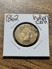 1862 Indian Head Cent Penny VG Very Good Better Date 1c Coin (Raw7977) (T)
