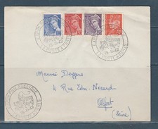fre enveloppe 1er jour  exposition philatélique la poste à Paris 15 11 1942