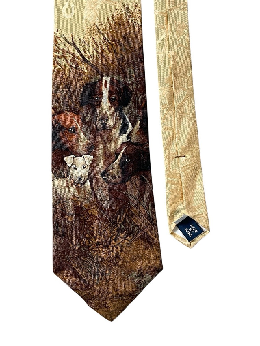 hunting dog tie