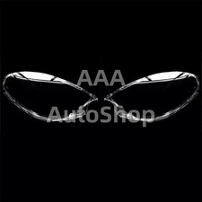 Pair Headlight Clear Lens Cover Headlamp Housing For Porsche Macan 2014-2017