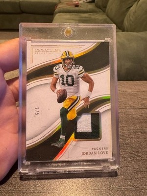 2023 Panini Immaculate Collection - Memorabilia Jordan Love #83  /5 (MEM)