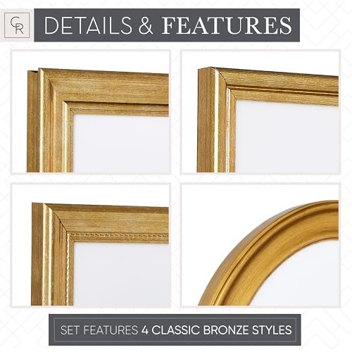 Mixed Gallery Wall Frame Set, (2) 16x20 Inch, (1) 11x14 Inch, and