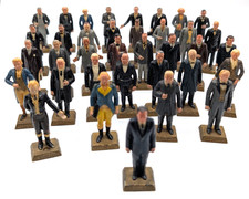 Vintage Marx US Presidents Miniature Plastic Figures Set of 36 Including Nixon 