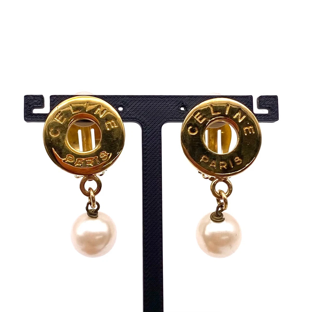 Celine Clip - On Fashion Earrings for sale | eBay