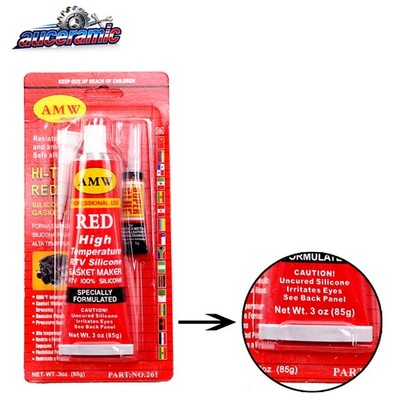 RTV Red Silicone Gasket Maker High-Temp Oil Water Resistance Anti-Freeze 85g New
