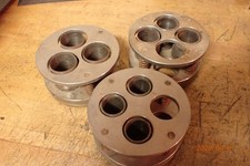 3 PUNCH CASSETTES THAT CAME SOME HANDY BUTTON MACHINE CO. TOOLING