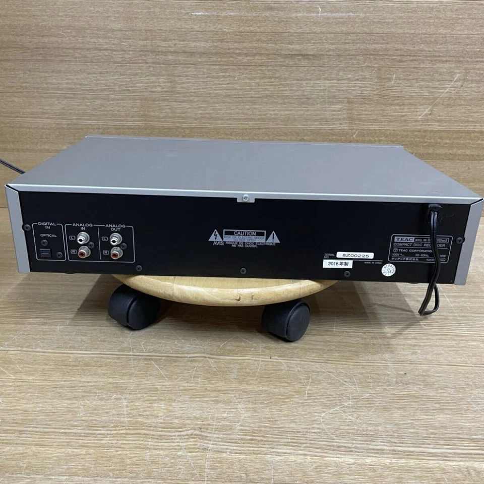 TEAC CD-RW890MKⅡCompact disc recorder Silver Operation confirmed Used Japan - Image 3 of 4