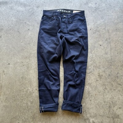 Denham Japanese selvedge Jeans OLDTIMER MIJ Rigid Selvedge Indigo - Loose Fit