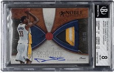 2006 Exquisite Collection Noble Nameplates Danny Granger #NNDG BGS 8 / Auto 10