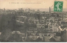 DIVES-SUR-MER - Les Usines - Vue générale prise du Mamelon