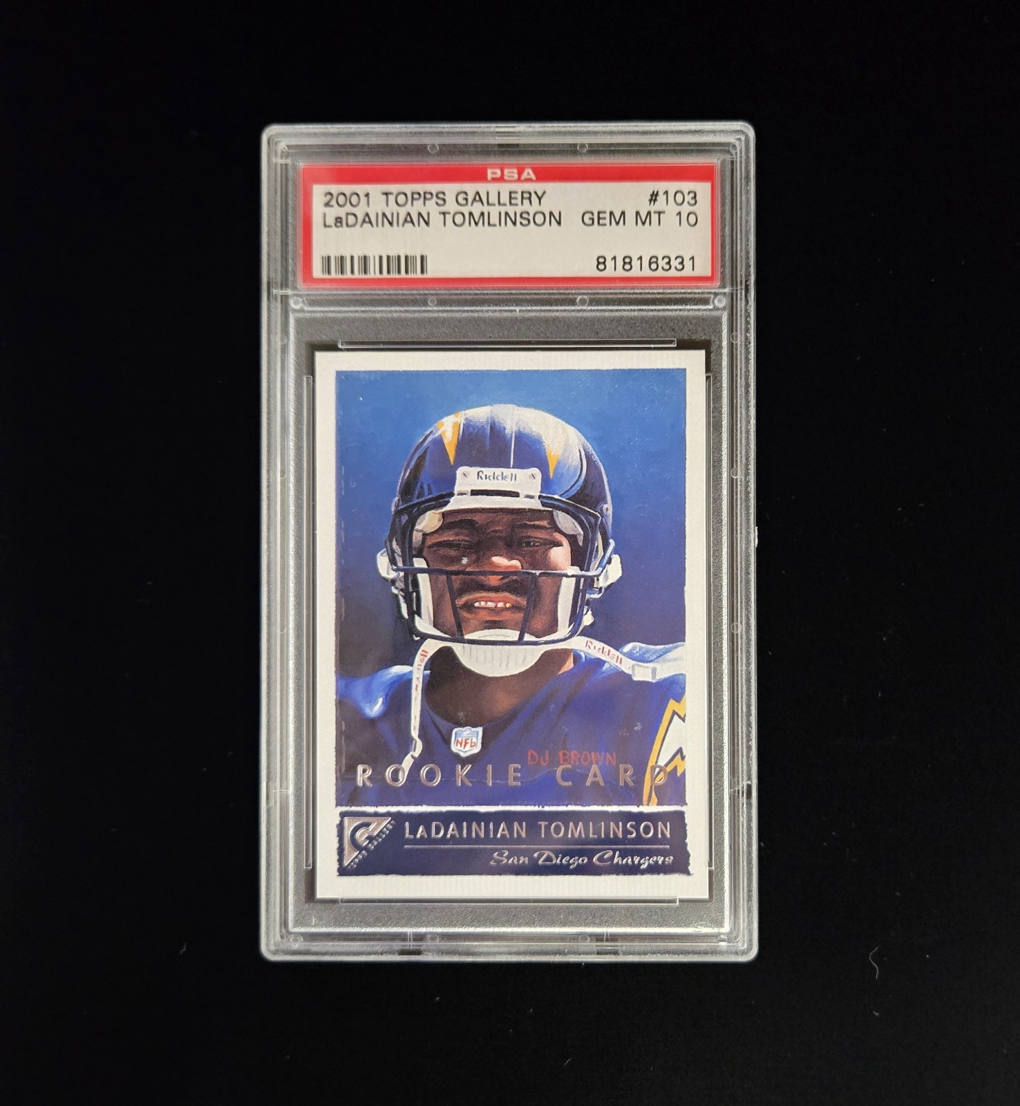 LaDainian Tomlinson Topps Gallery #103 Base