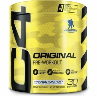Cellucor C4 Original Pre Workout Powder  Energy  Strength & Power  Mango Foxtrot
