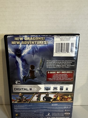 Dragons: Defenders of Berk - Part 2 DVD Dreamworks Rare OOP Tested - Picture 5 of 8