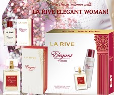 La Rive Elegant Woman EDP Gift Box Amber Scent  Present BNIB