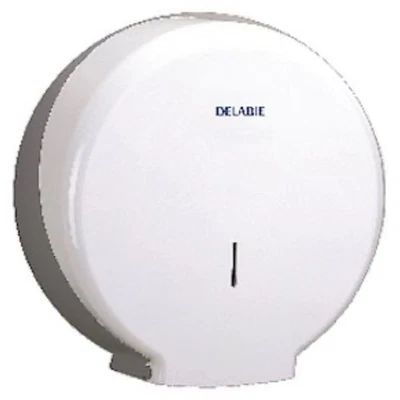 Distributeur de papier WC Hypereco pr bobine 400 m ABS blanc - Photo 1/4