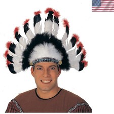 Bold Feather Costume Headdress for Adults - Standout Festival Accessory