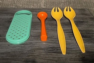 Tupperware Salad Spork Harvest Gold, Zester/ Grater, Ice Cream Scoop replacement