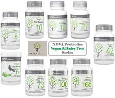 NOVA Probiorics Vegan & Dairy Free Series Billion Probiotics per Capsule/Scoop