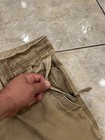 Mens 36X32 LL BEAN Flannel Lined Natural Fit Canvas Cargo Pant Distressed 264592 — photo 10