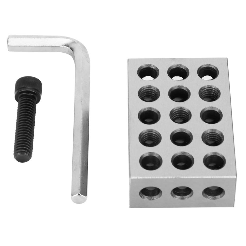 1-2-3 Block Gauge Blocks Matched Milling Machinist 23 Holes With