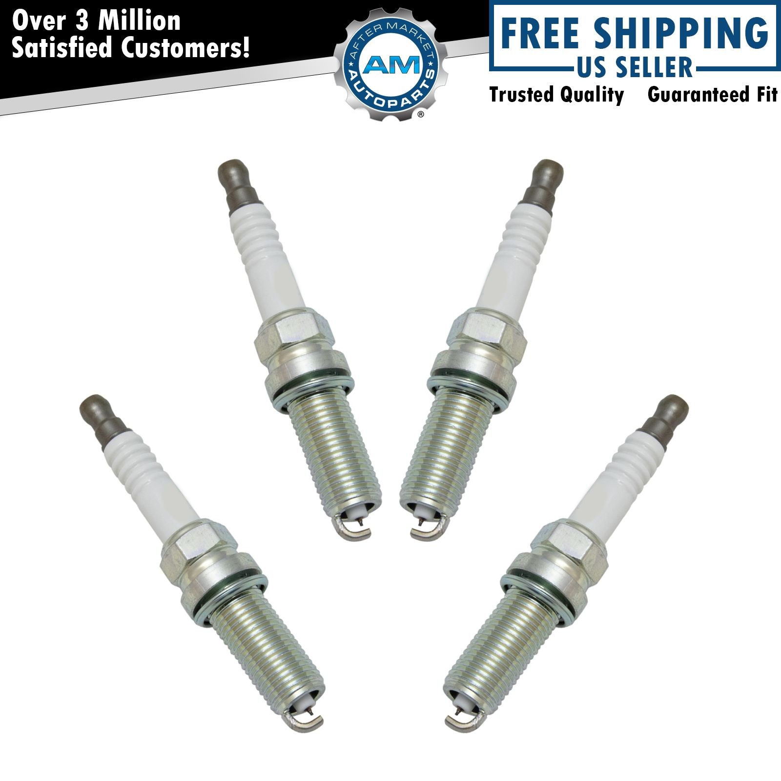 NGK Laser Iridium 94124 Engine Ignition Spark Plug Kit Set of 4 New