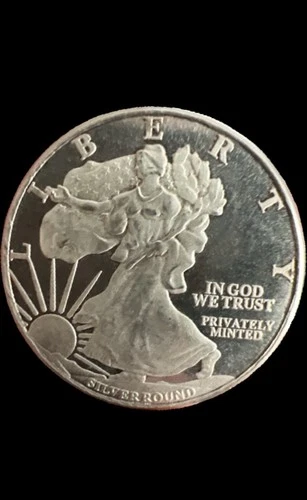 2000 WALKING LIBERTY AMERICAN EAGLE .999 FINE SILVER DOLLAR COIN 1oz. $1 USA