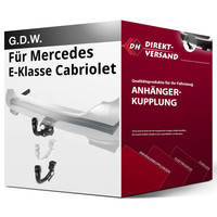 AnhäNgerkupplung Abnehmbar für Mercedes E-Klasse Cabriolet 09.2017-Jetzt Top