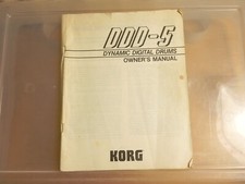 Korg DDD-5 Dynamic Digital Drum Owner's Manual