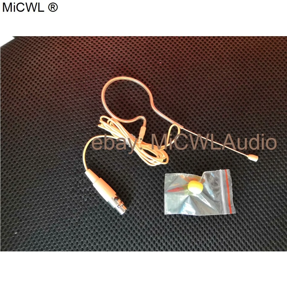 Pro Earset Headset Mic for AKG Samson Wireless Systems Mini XLR 3Pin Beige Color - Image 2 of 3