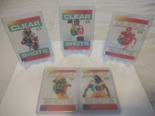 Illusions 2021 clear shots LOT (5) BRADY,ADAMS,HARRISON,KELCE, SANDER'S🔥🔥🔥🔥
