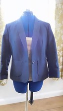 Bnwt Great Plains Size M (12) Ladies Lined "diamond Days" Jacket In Admiral Blue