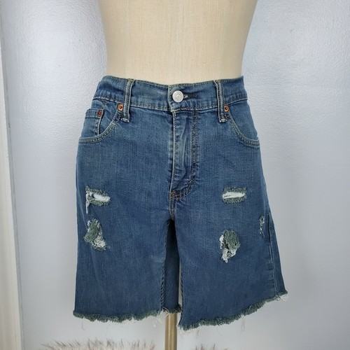 Womens Levi's 508 30X30 Denim Cut-Off 