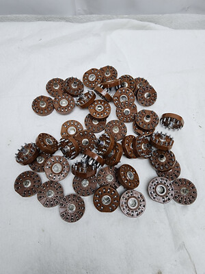 Lot of 46 12-Pin Compactron Vacuum Tube Sockets Ham Radio Amplifier ...