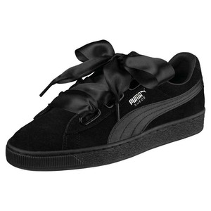 puma suede heart mujer rojas