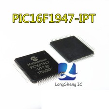 5PCS PIC16F1947-I/PT 64-Pin Flash-Based, 8-Bit CMOS Microcontrollers QFP64 new