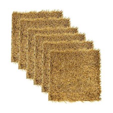 Chicken Nesting Pads 6pcs Washable Chicken Coop Bedding Artificial Straw Pad