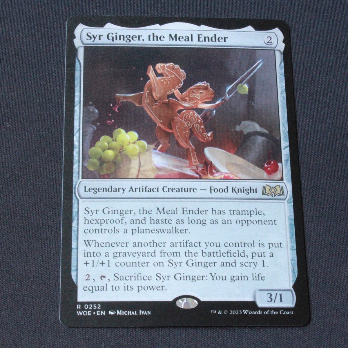 Syr Ginger, the Meal Ender 252 MTG Wilds of Eldraine (WOE) Rare NM