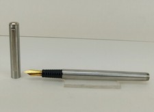 Füllfederhalter Inoxcrom Iridiumspitze Metallgehäuse Made in Spain #4260