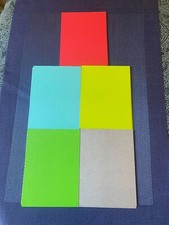 Lot of 38 MultiColored Note Cards Single Sheet 4" x 5" w/ 42 Matching Envelopes