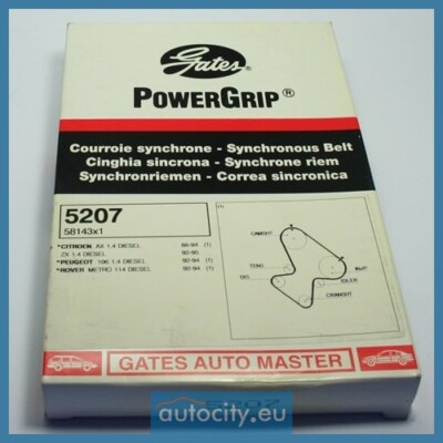 Gates 5207 Timing Belt | eBay