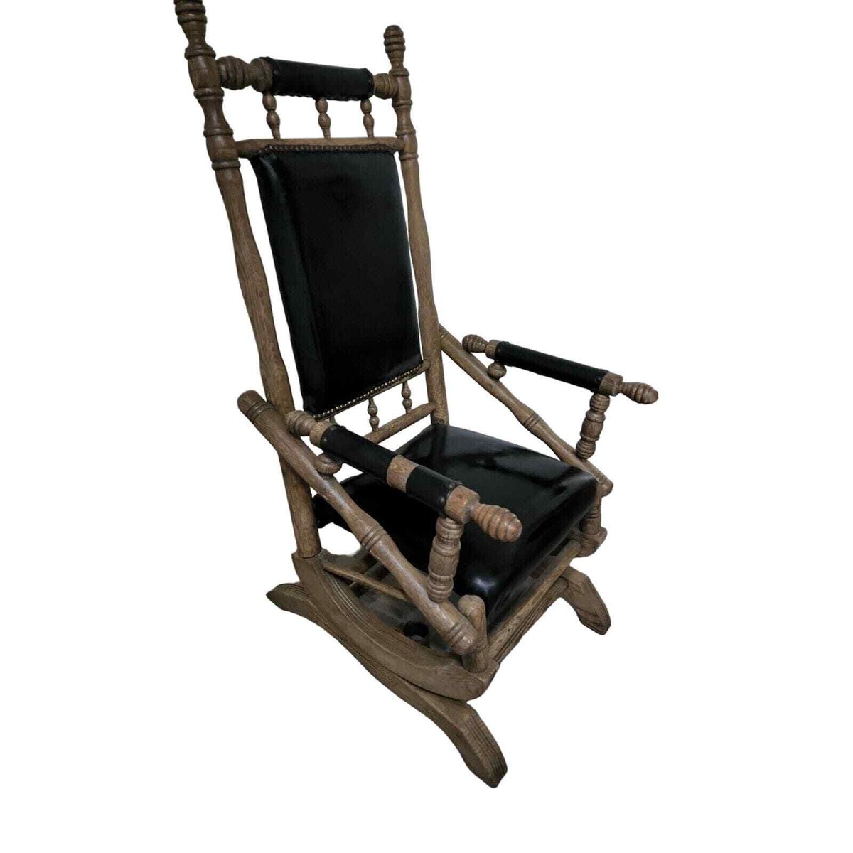 1800's Padded Chair Antique 19th Century Victorian Glider